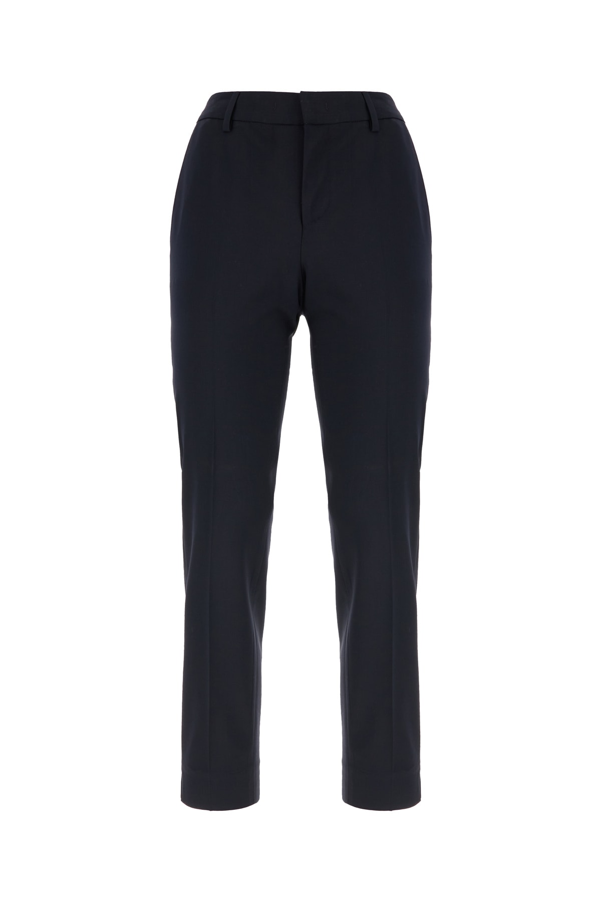 PT Torino Navy Blue Stretch Wool Pants