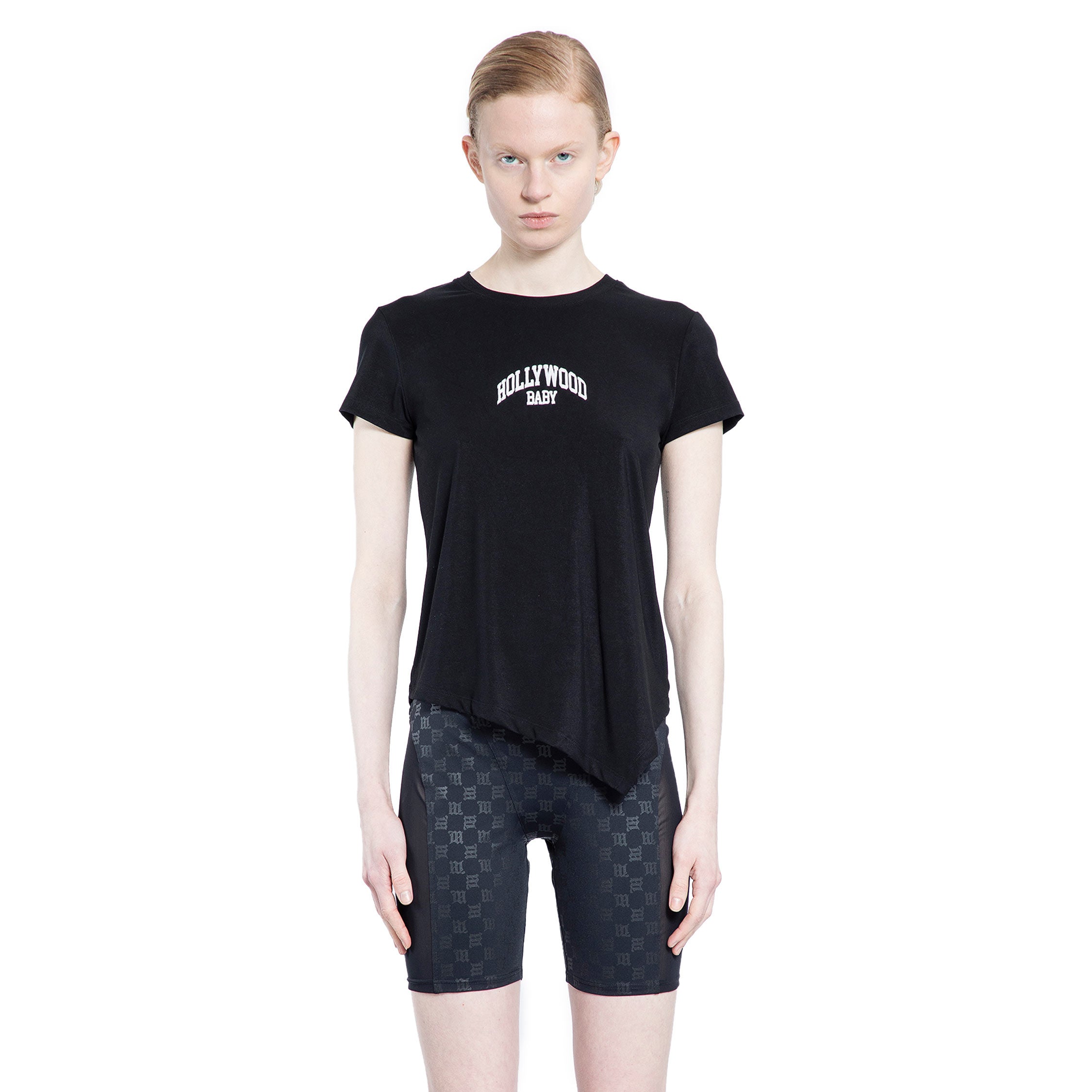 MISBHV WOMAN BLACK T-SHIRTS & TANK TOPS