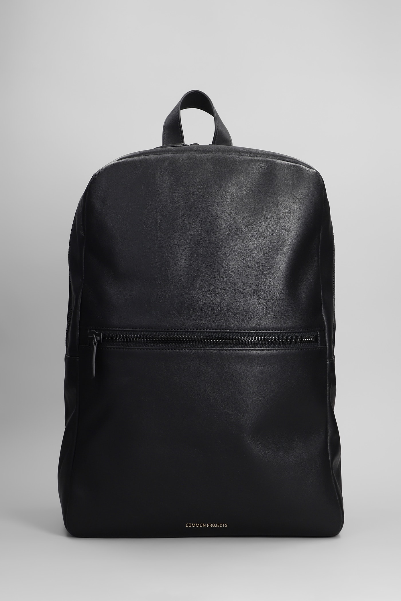 Common Projects 黑色皮革背包