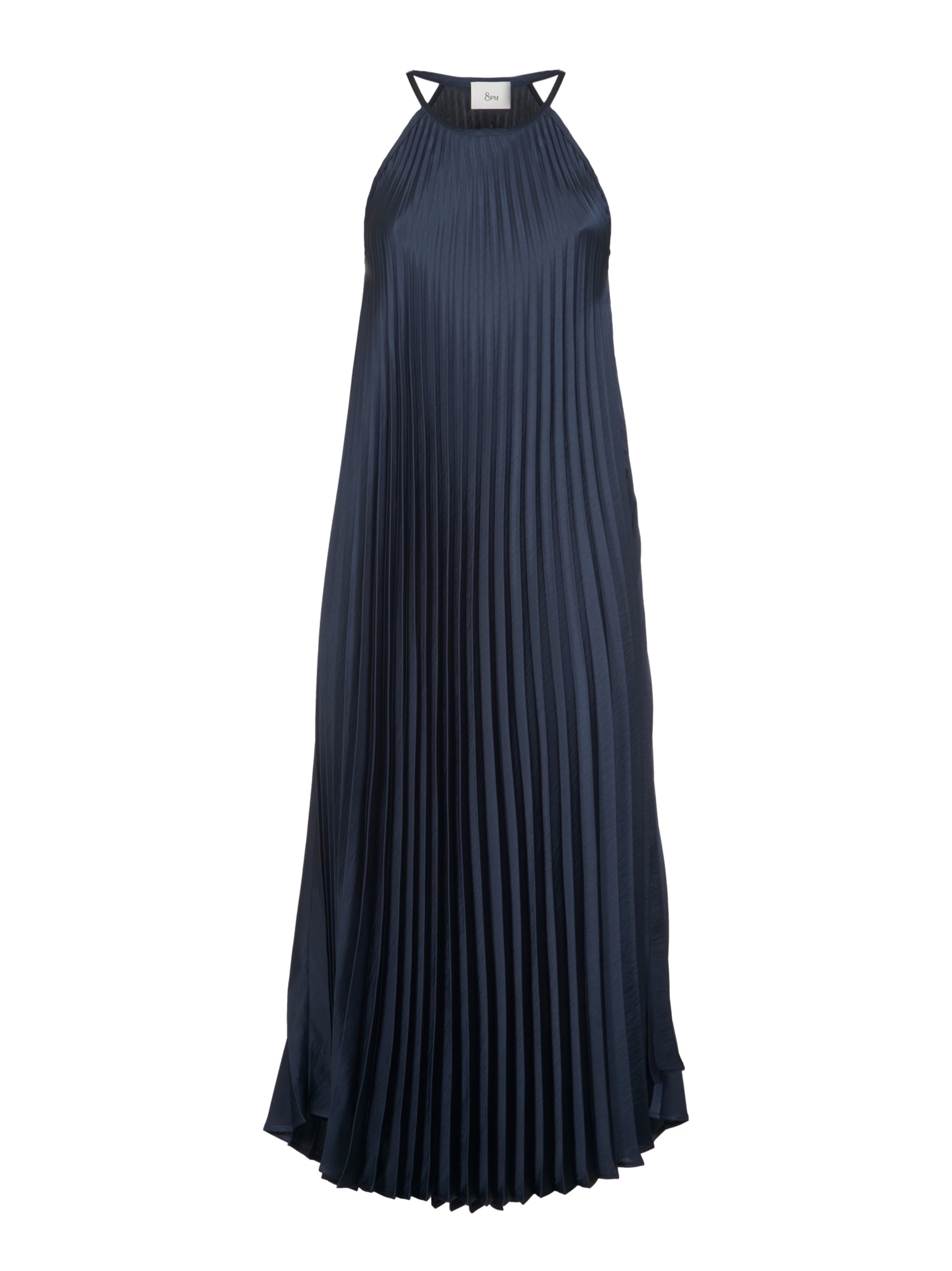 8PM Pleated Sleeveless Dress