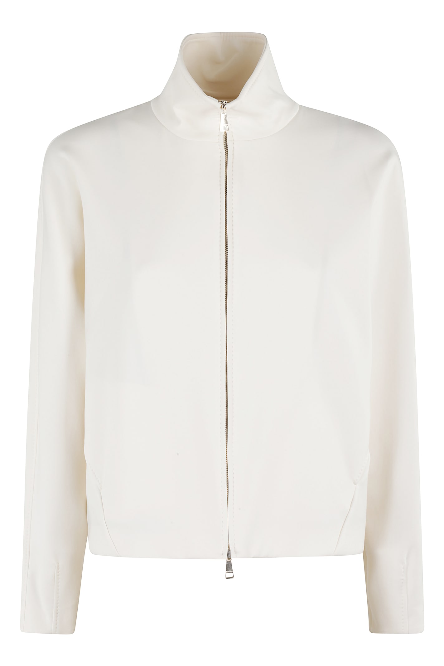 Max Mara Zip-up High Neck Jacket