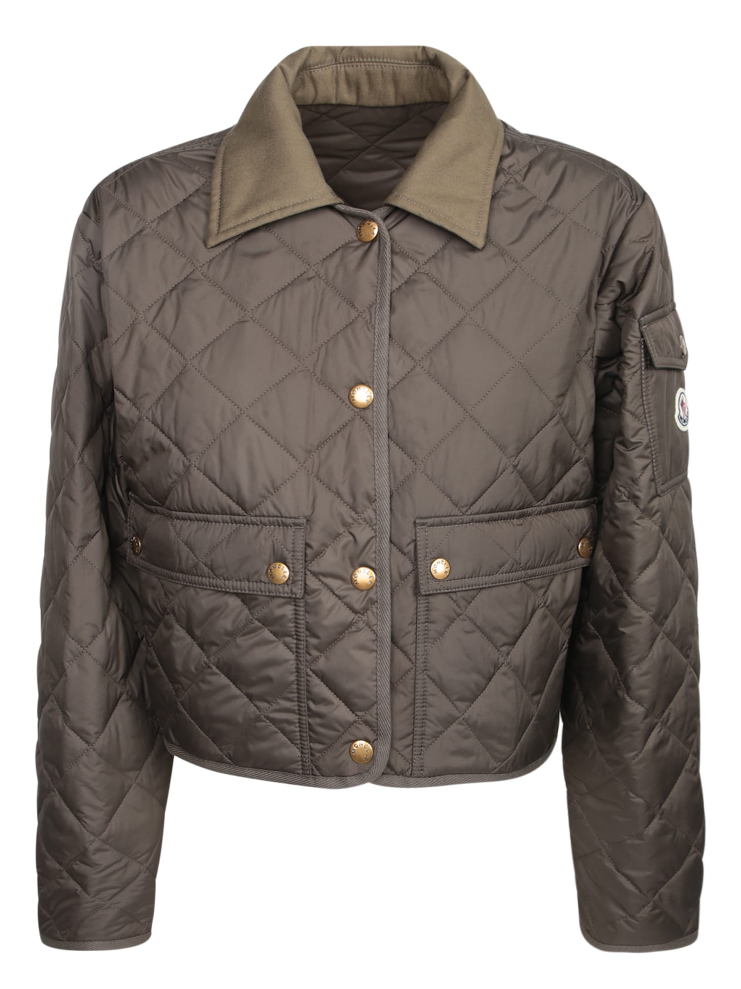 Moncler Chitre Quilted Green Jacket