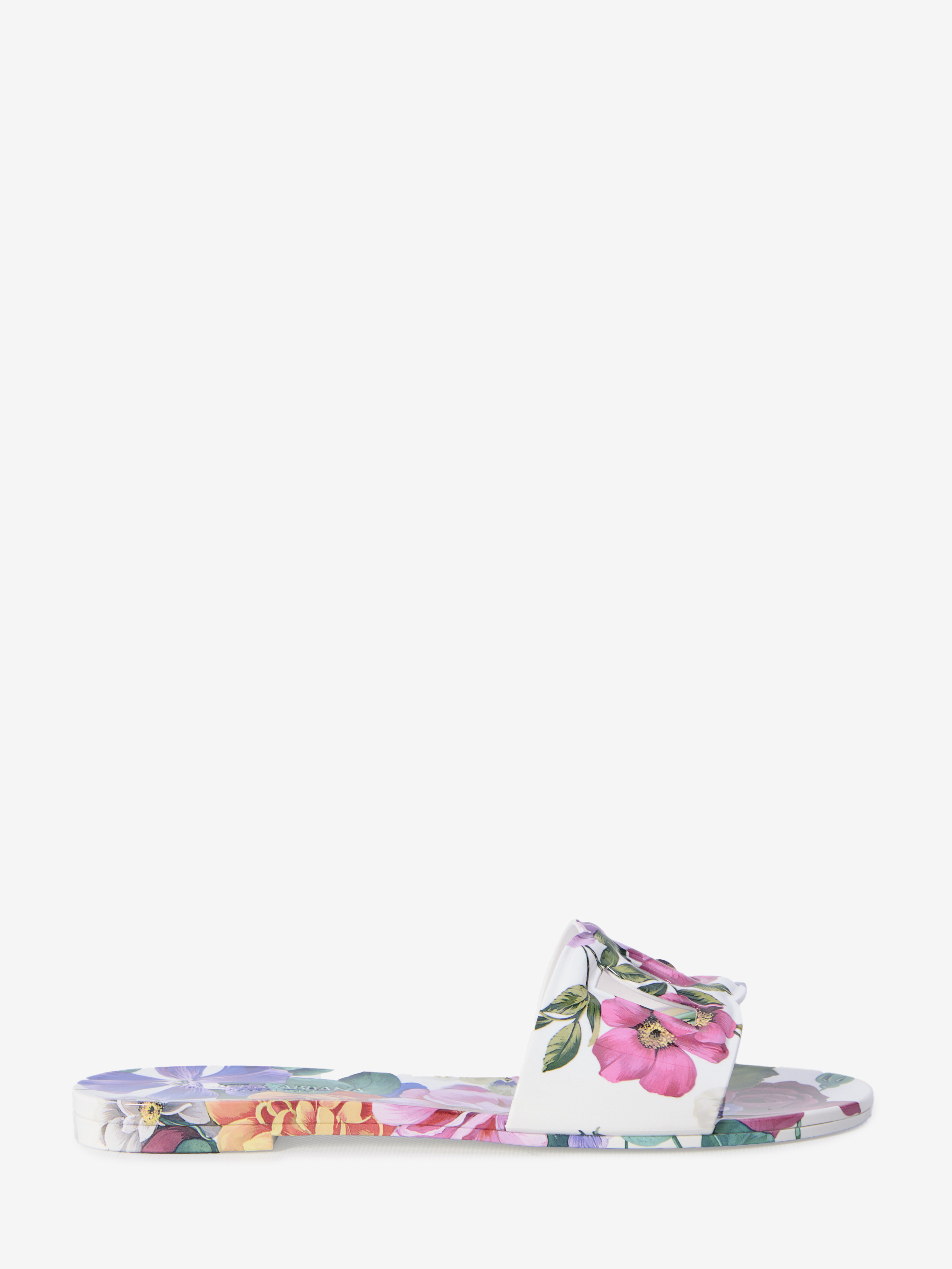 Floral beachwear slides