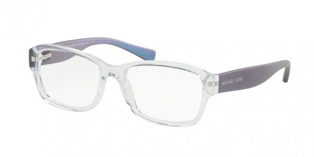 Michael Kors Rectangle Crystal Plastic Frame Women's Eyewear 0MK4036