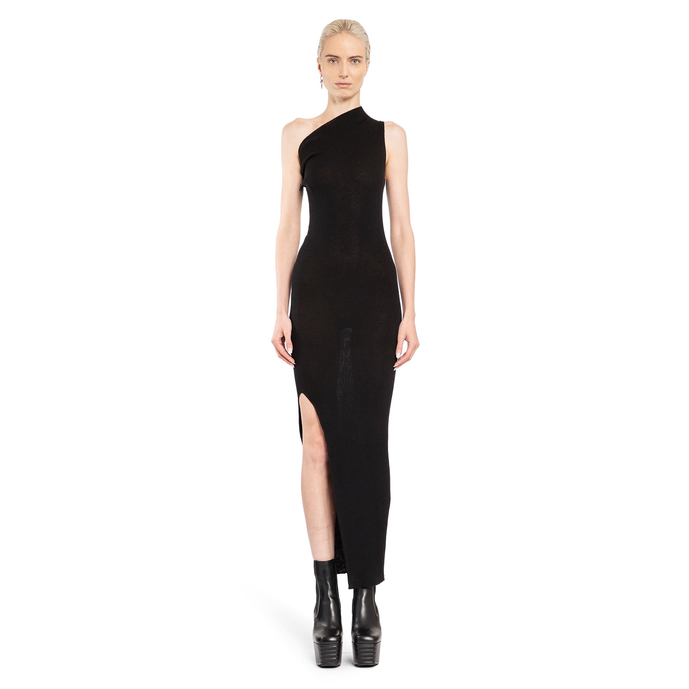 RICK OWENS WOMAN BLACK DRESSES
