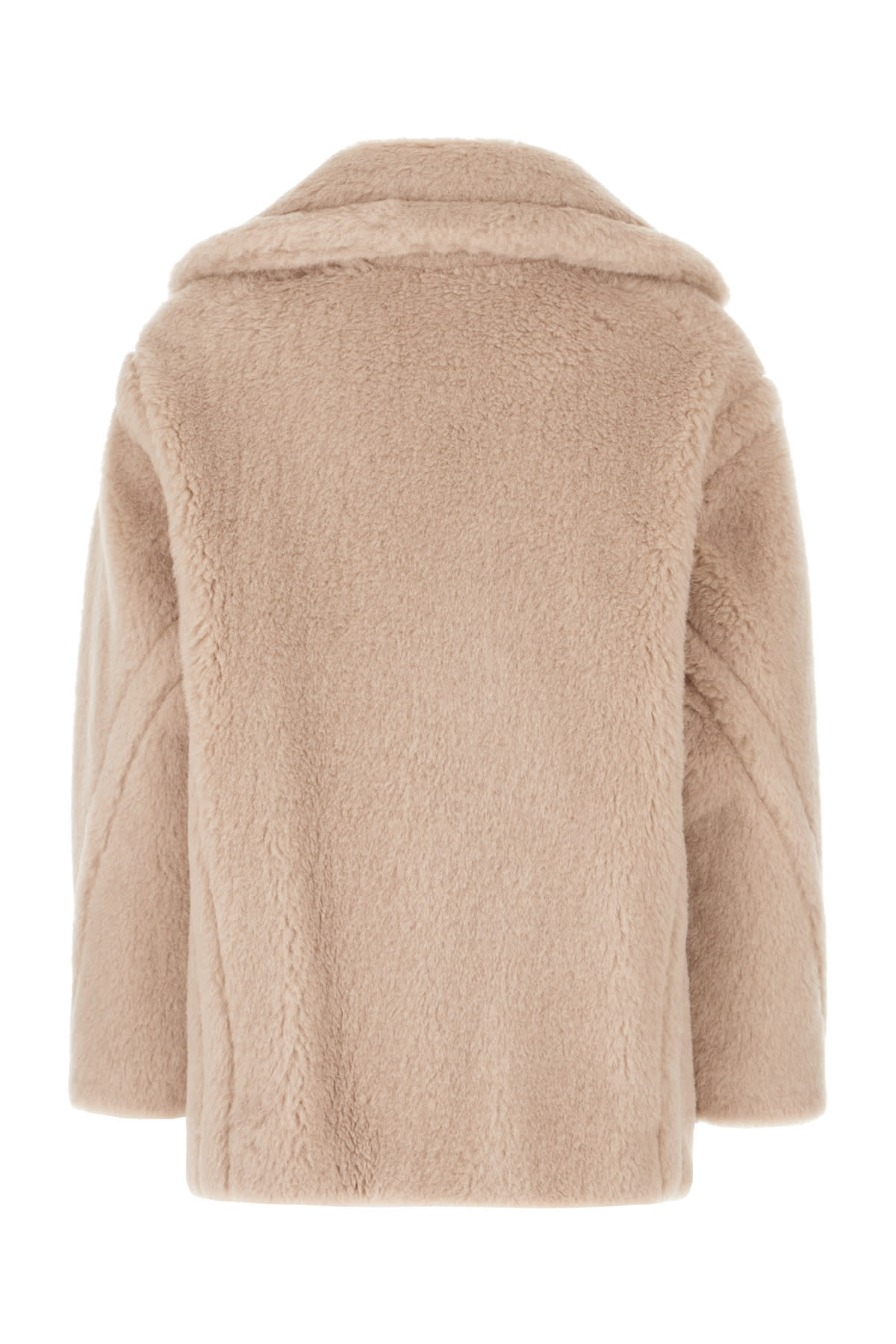 Max Mara Antiqued Pink Alpaca Blend Coat