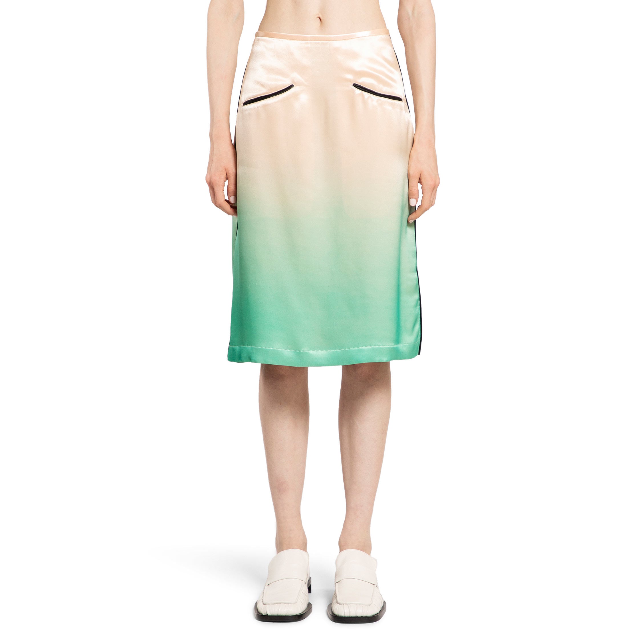 JIL SANDER WOMAN MULTICOLOR SKIRTS