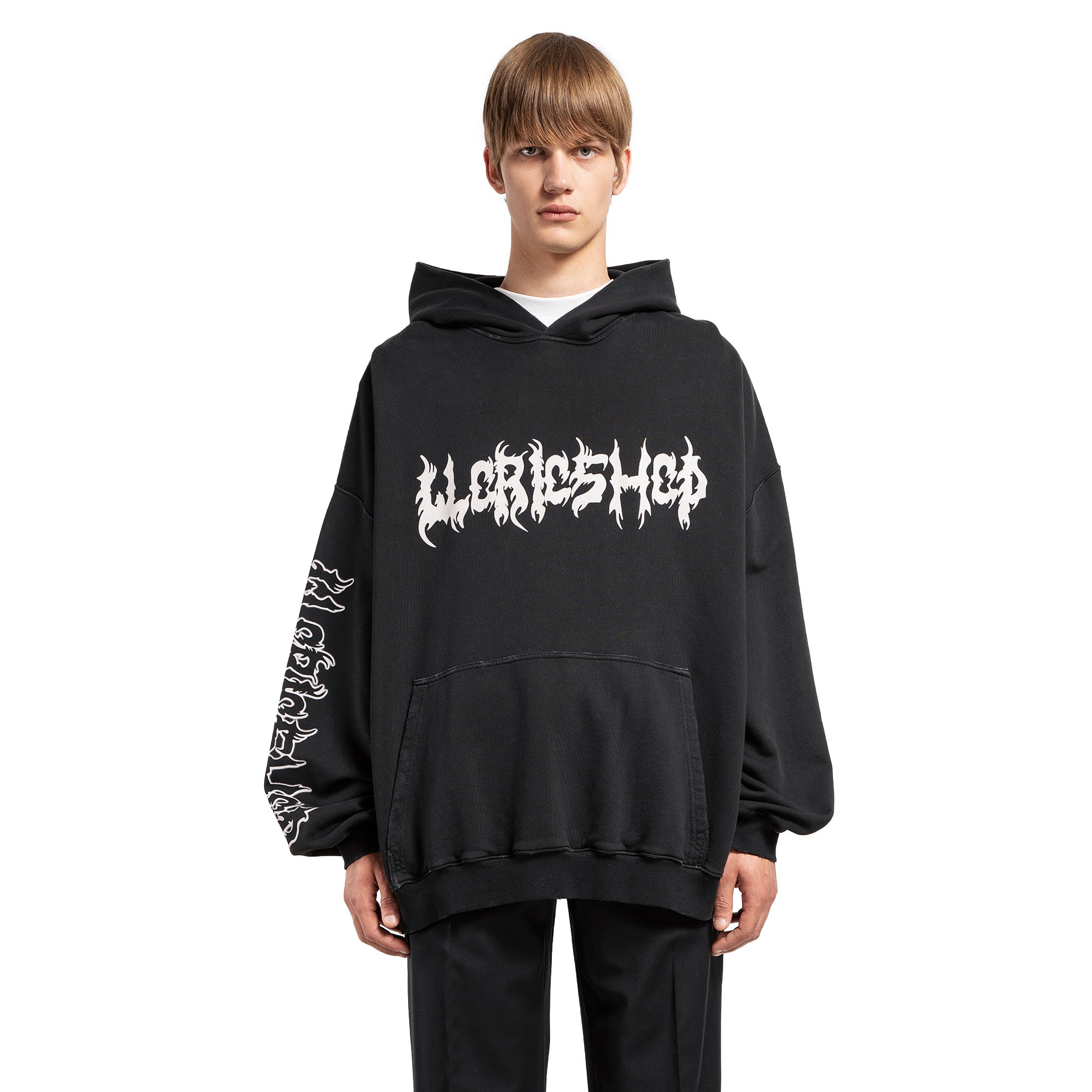 032C MAN BLACK SWEATSHIRTS