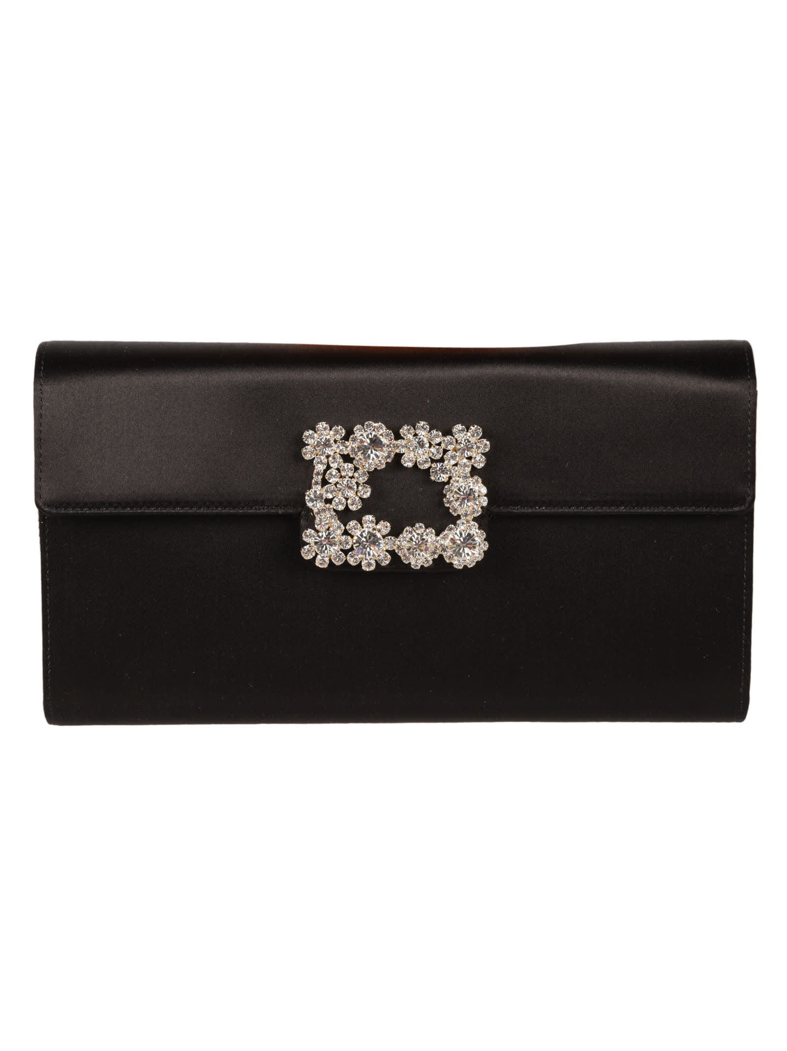 Roger Vivier 花卉镶嵌手拿包