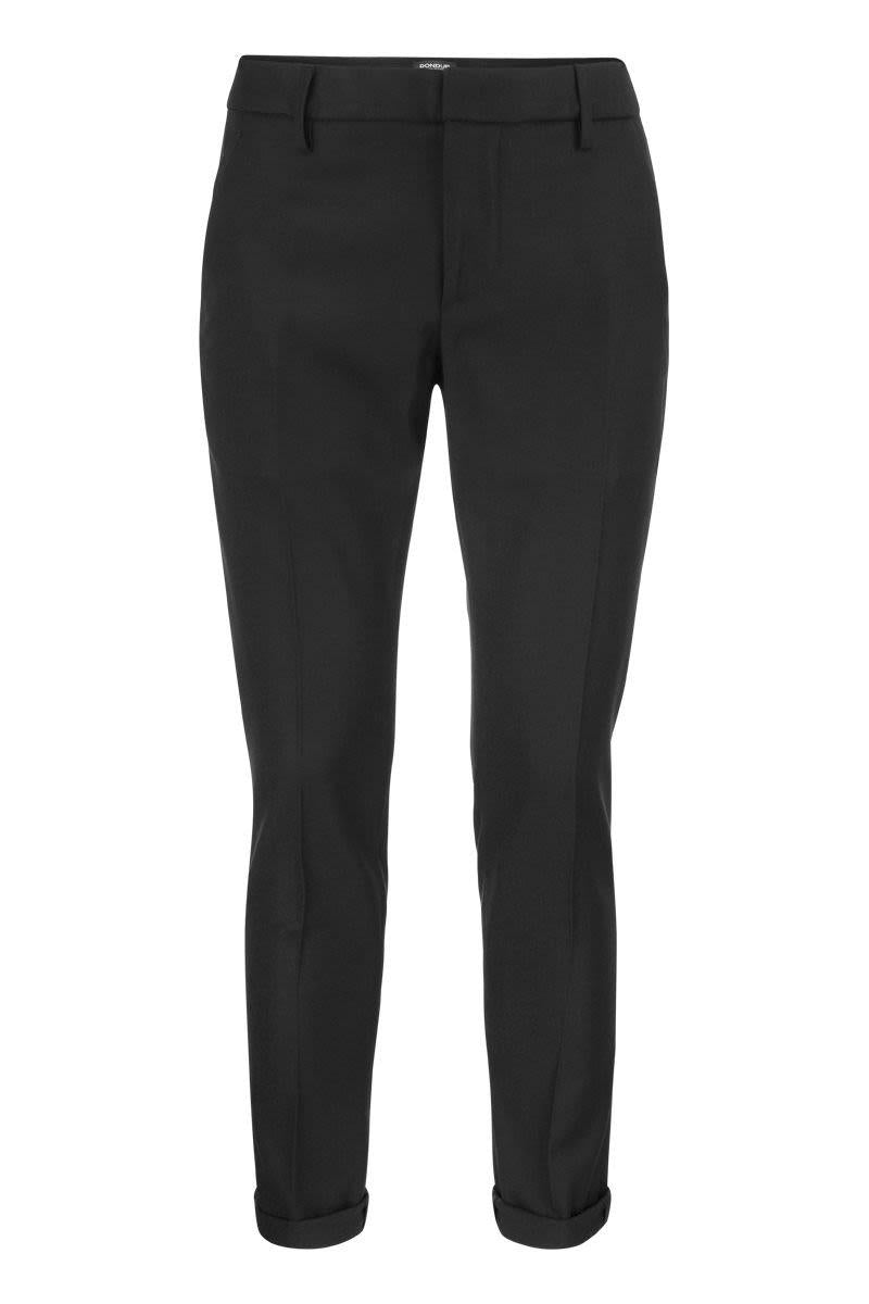 Dondup Gaubert - Slim Fit Trousers In Wool