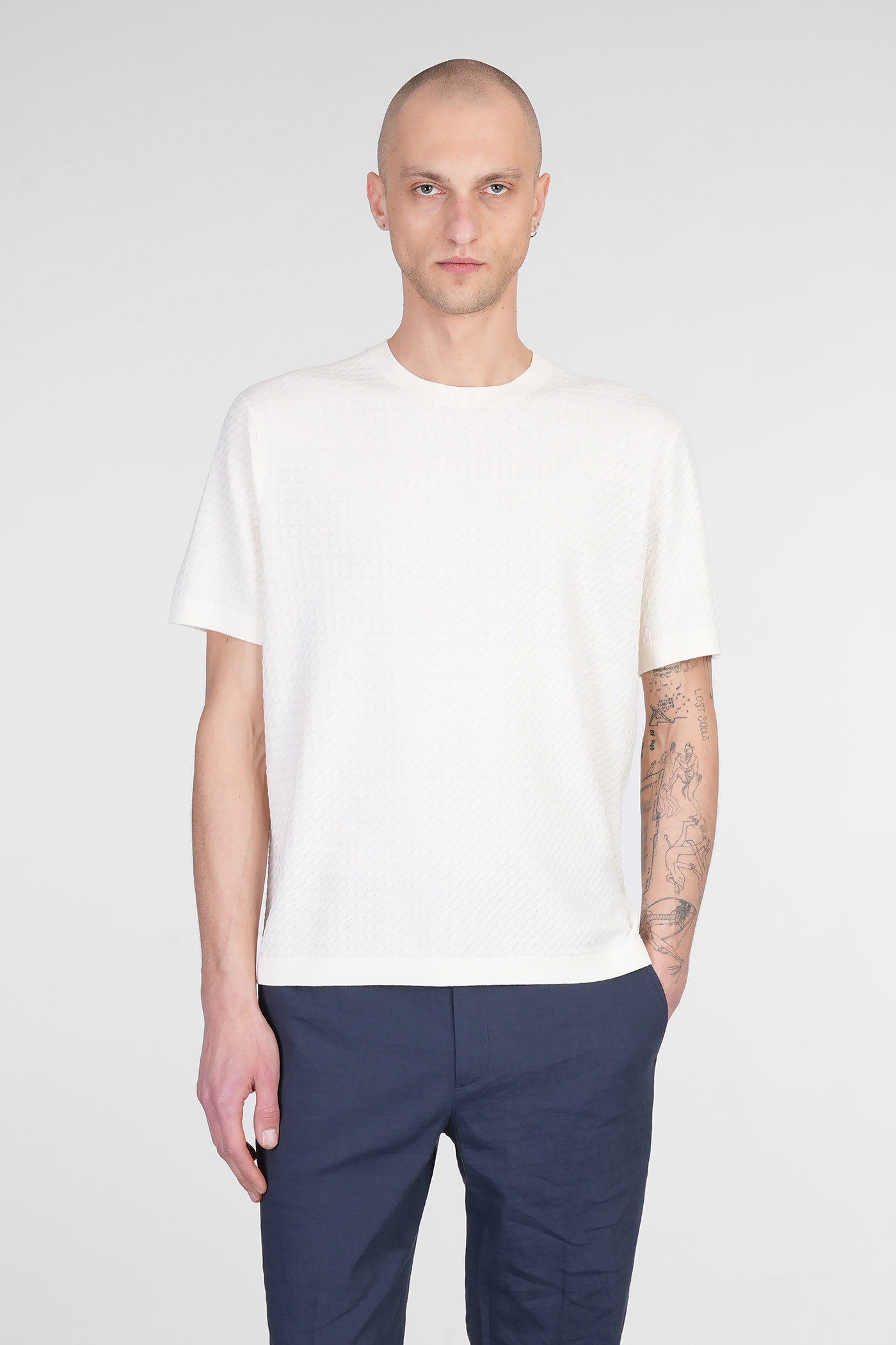 Theory T-shirt In Beige Cotton