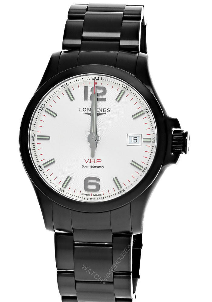 LONGINES Conquest V.H.P. 43MM SS Silver Dial Men's Watch L3.726.2.76.6 / L37262766