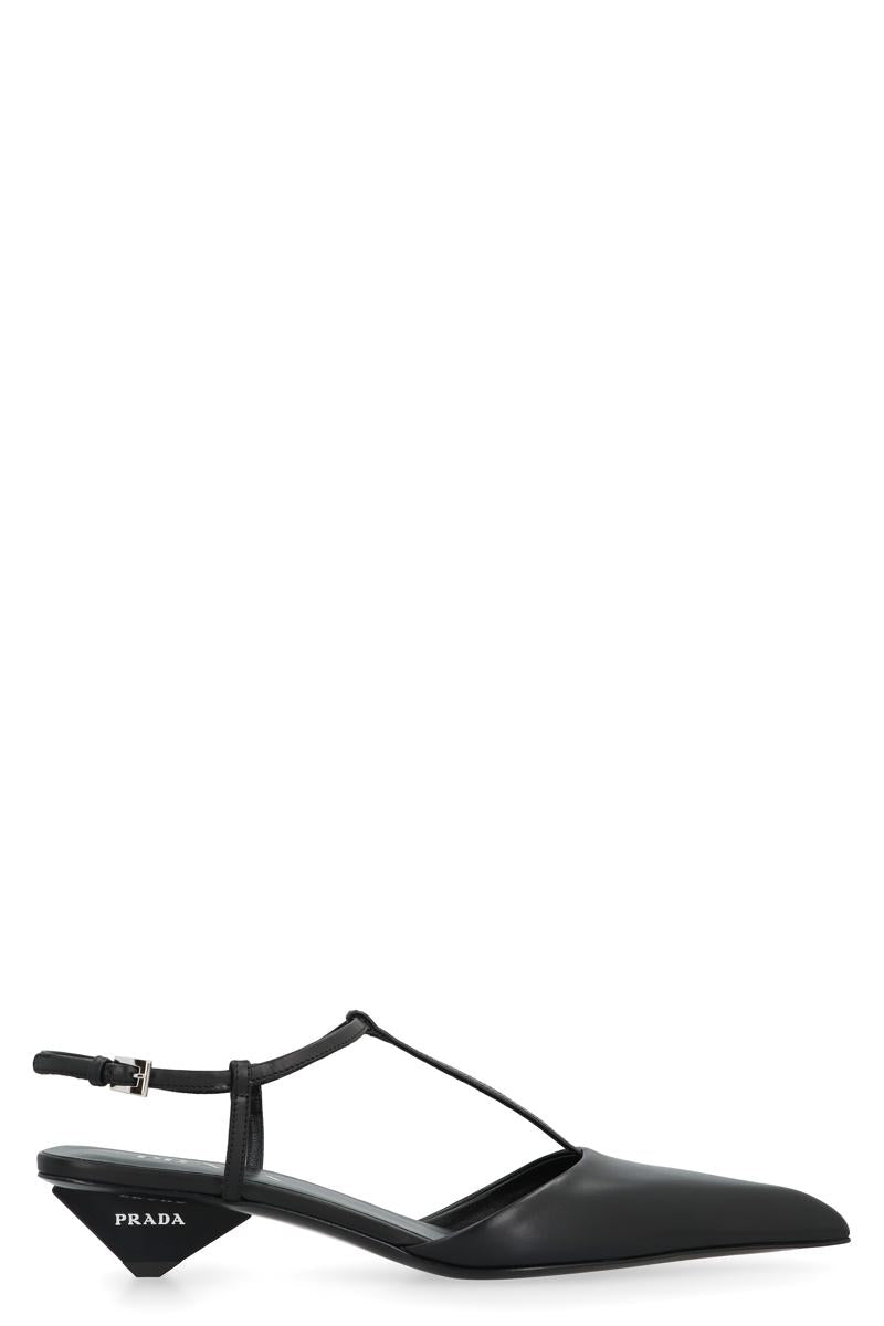 Prada Leather Slingback Pumps