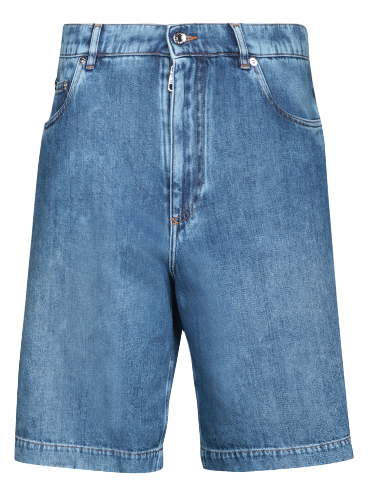 Dolce & Gabbana Light Blue Denim Bermuda Shorts