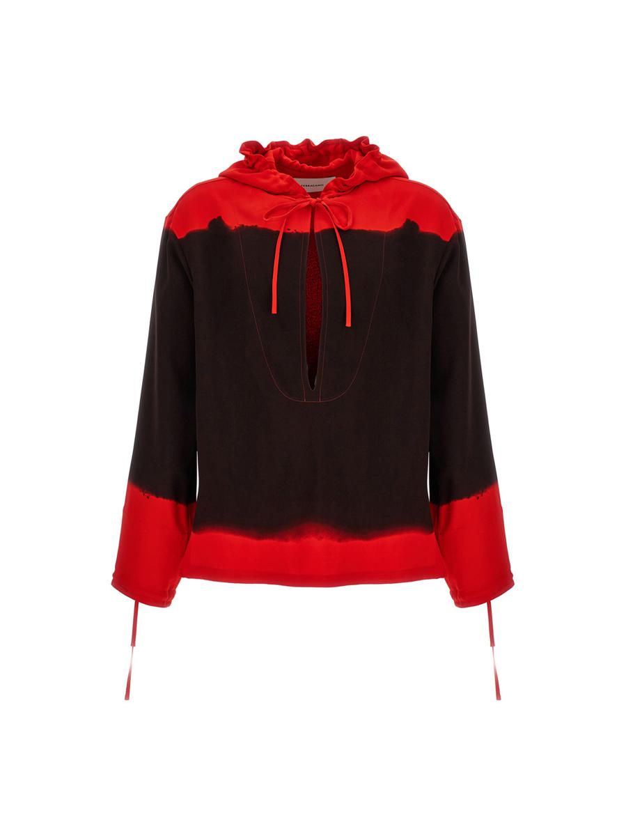 Salvatore Ferragamo Hooded Blouse Fell Off
