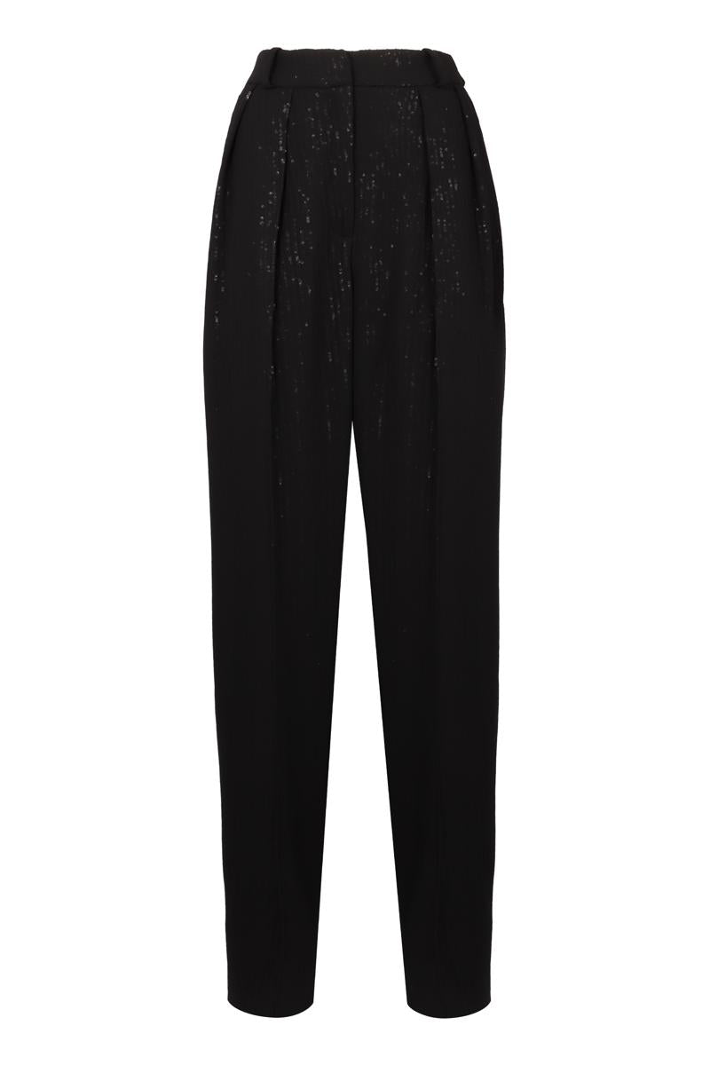 The Mannei Terras Silk Trousers