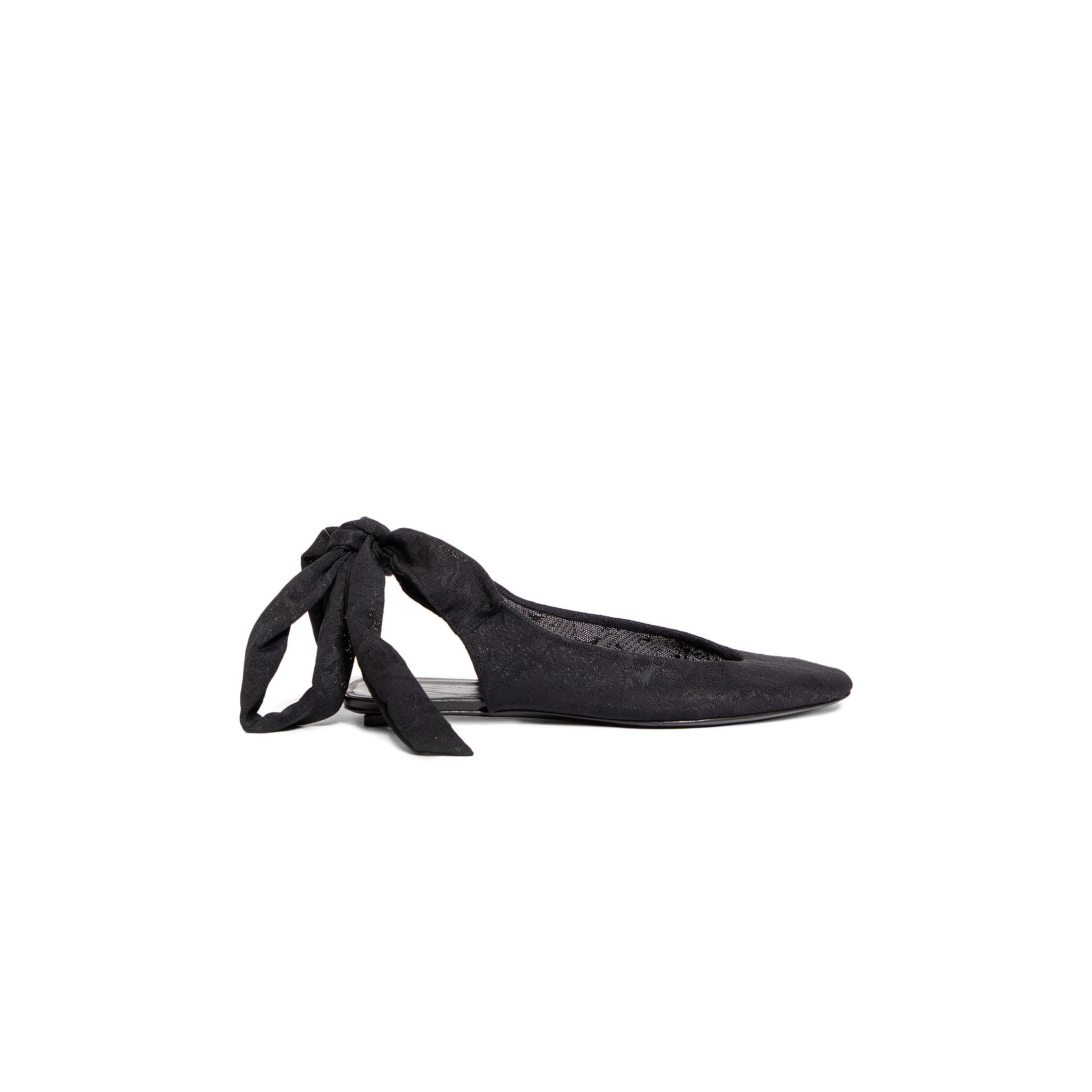 THE ATTICO WOMAN BLACK FLATS