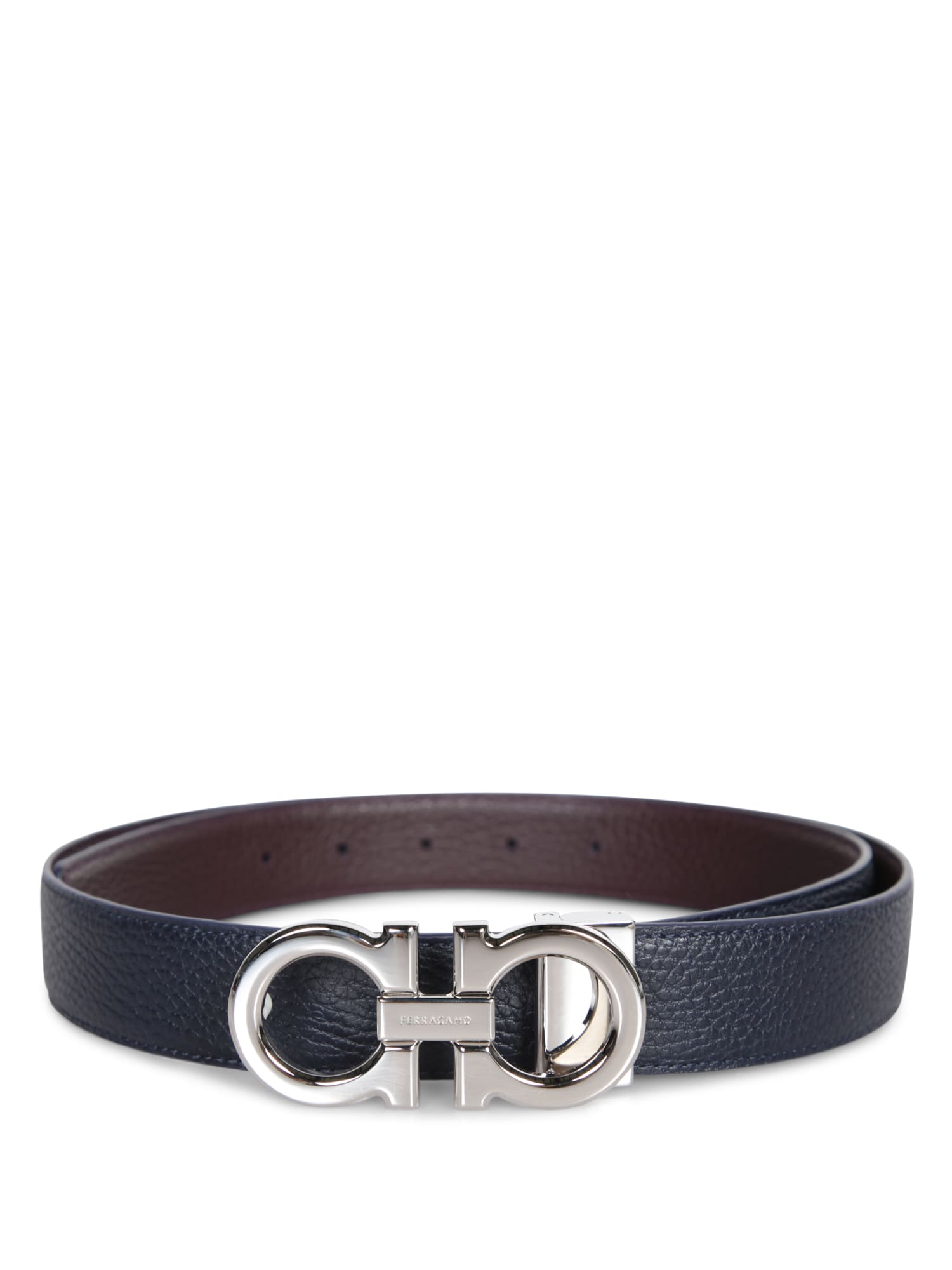 Ferragamo 双面蓝色腰带