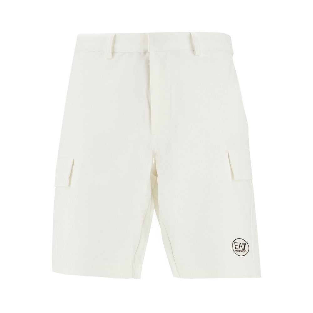 EA7 VENTUS7 technical fabric cargo shorts Man
