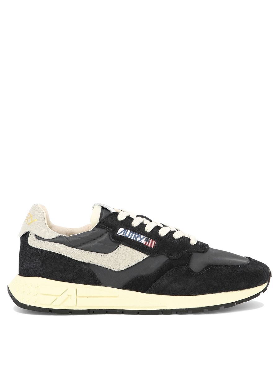 Autry Reelwind Low Nylon And Suede Sneakers