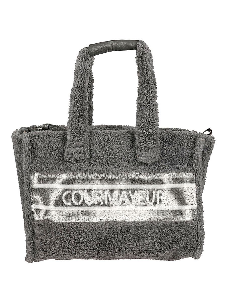 De Siena Courmayeur生态毛购物袋