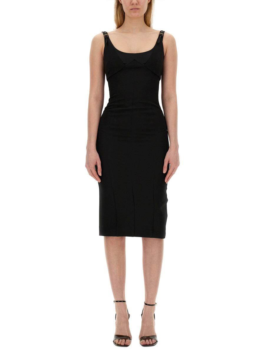 Versace Jeans Couture 带扣连衣裙