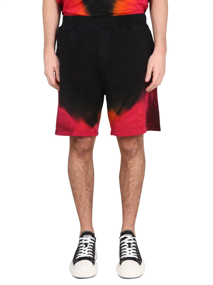 Dsquared2 火焰短裤