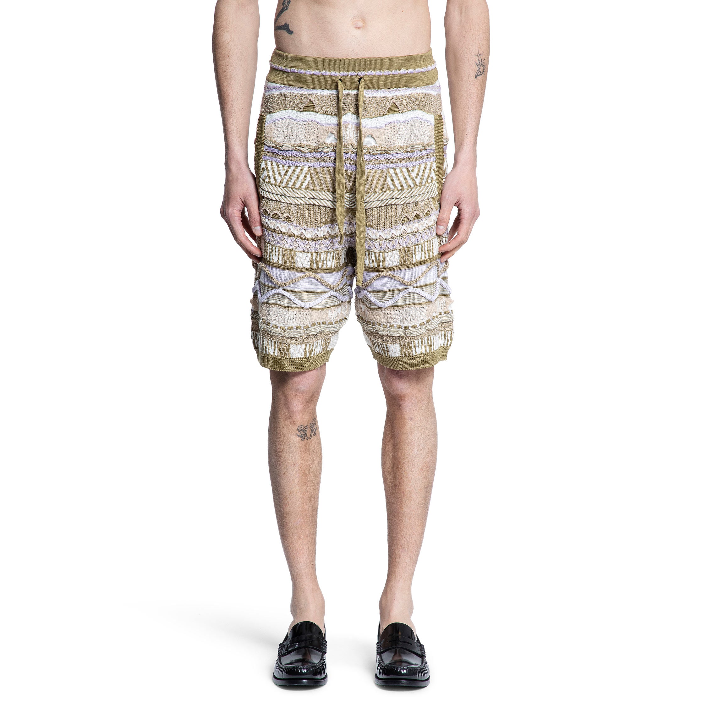 LANEUS MAN GREEN SHORTS & SKIRTS