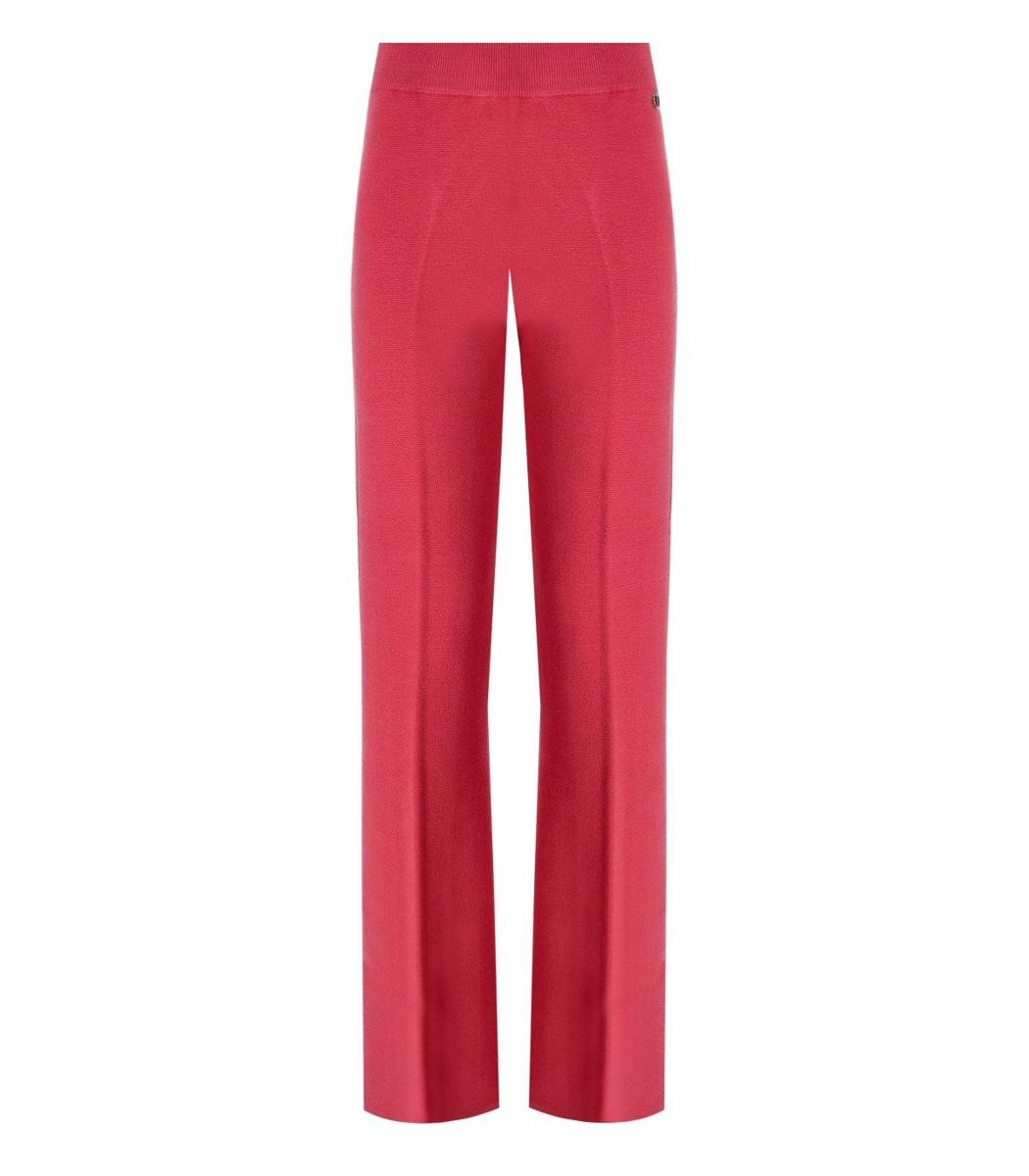 Twinset Holly Berry Knitted Wide Leg Trousers
