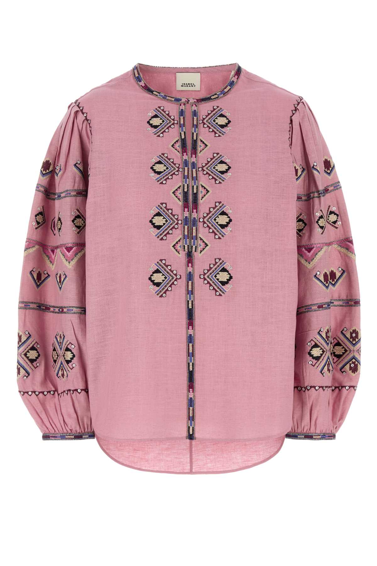 Isabel Marant Pink Silk Zielle Blouse