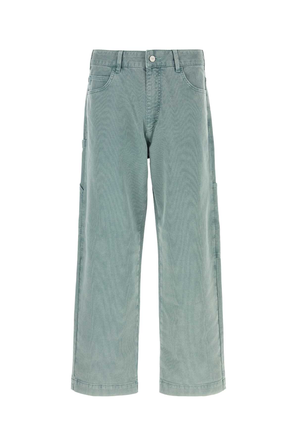 Emporio Armani 浅蓝色弹力棉休闲裤