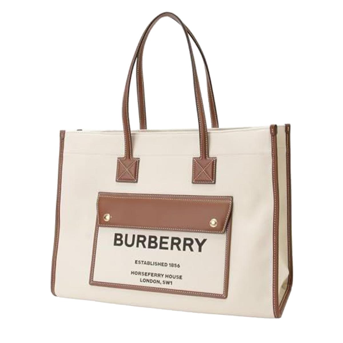 Burberry Ll 中号口袋细节托特包 Ll6