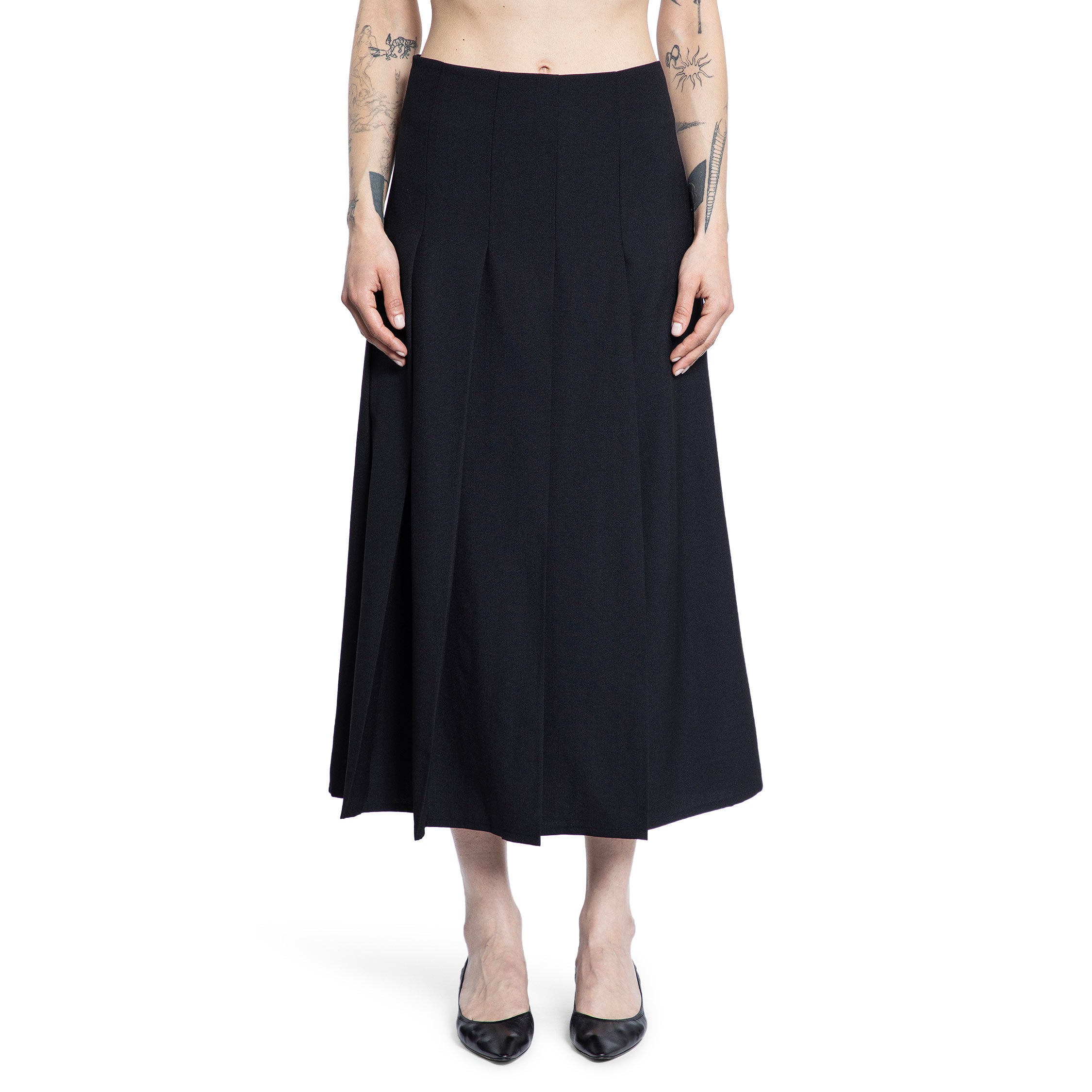 STUDIO NICHOLSON WOMAN BLACK SKIRTS