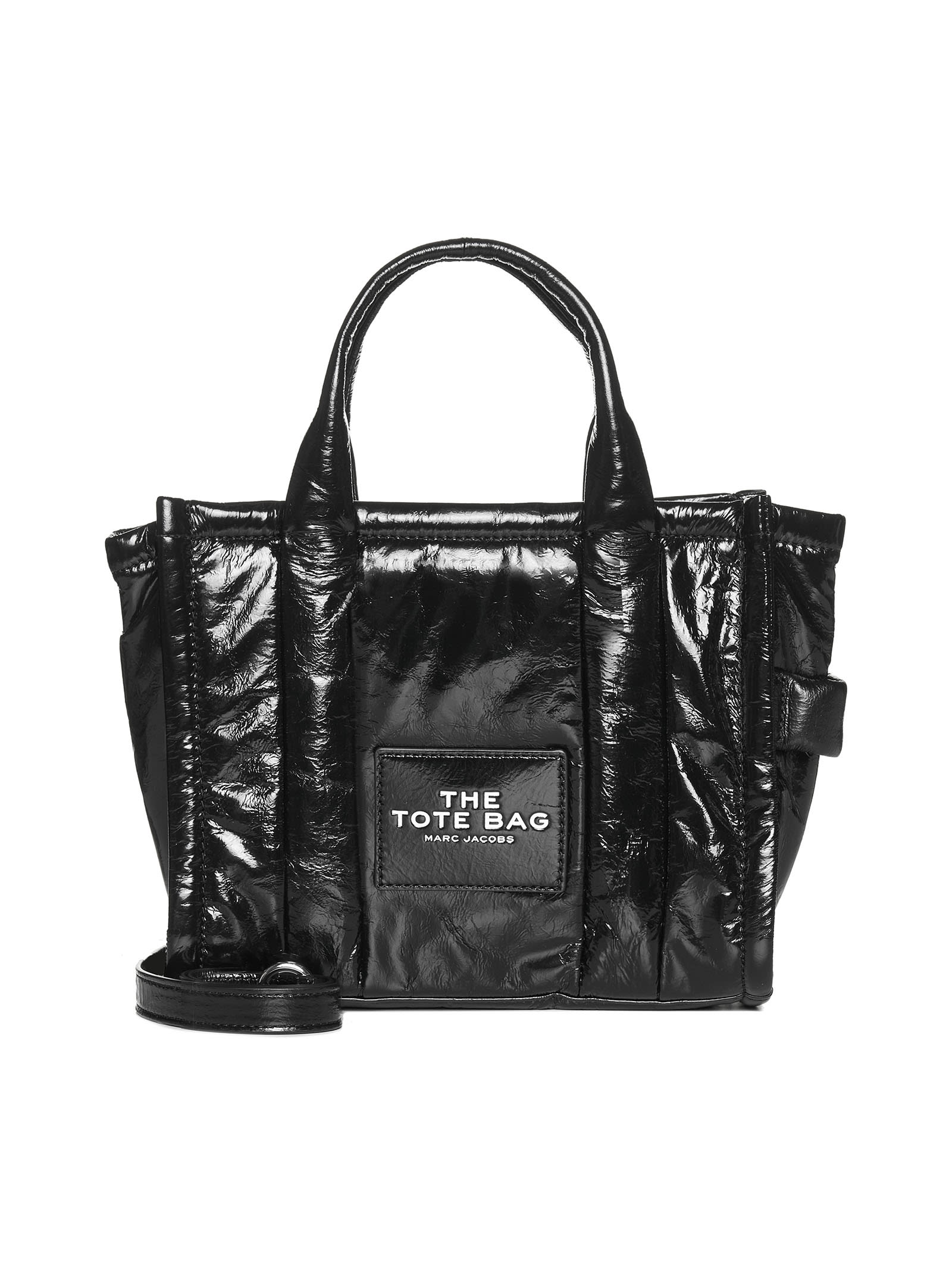 Marc Jacobs 闪亮褶皱迷你托特包