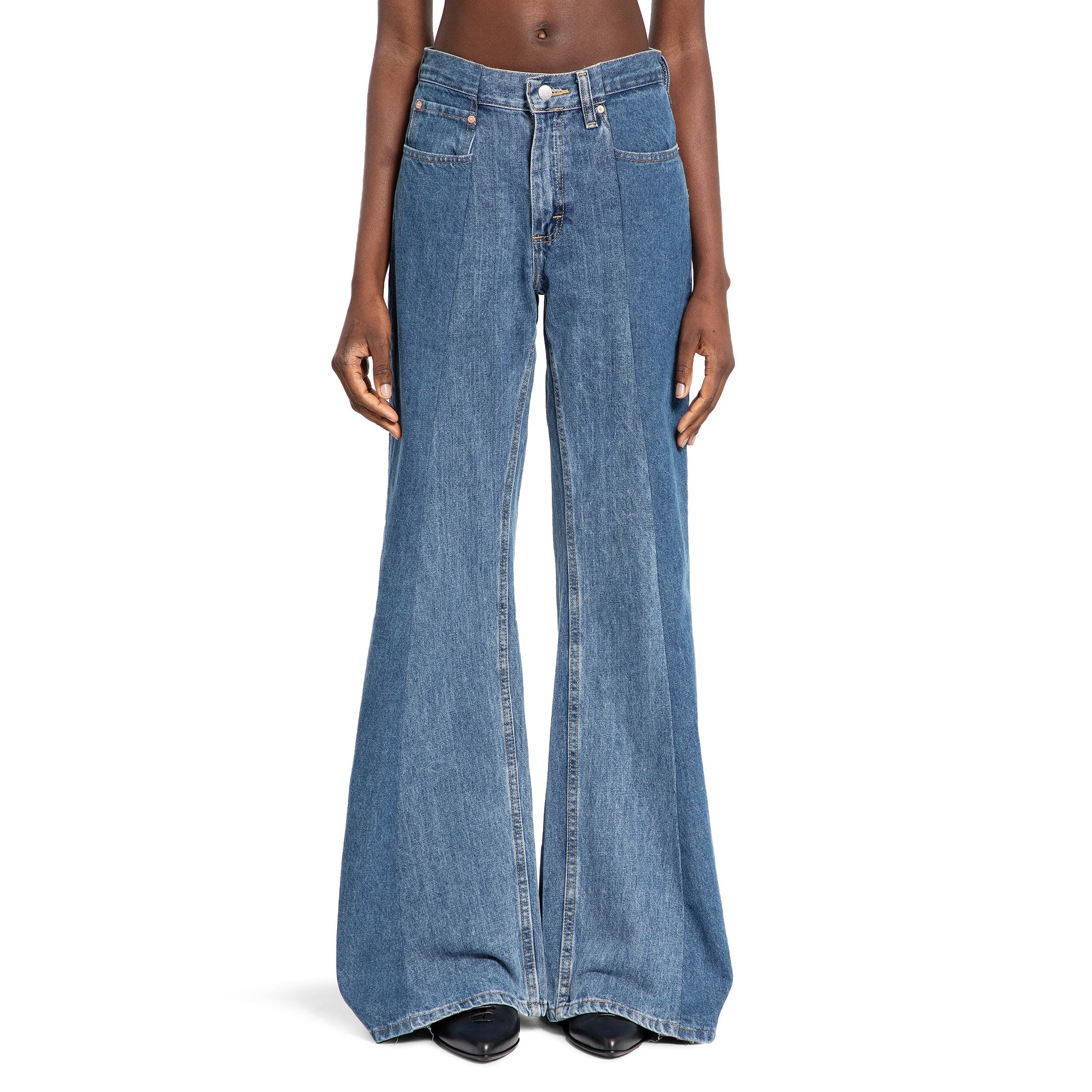 E. L.V. DENIM WOMAN BLUE JEANS