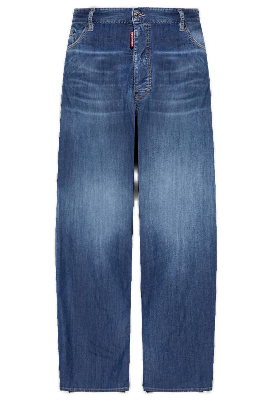 Dsquared2 Summer Lovers Medium Wash Loose Jeans
