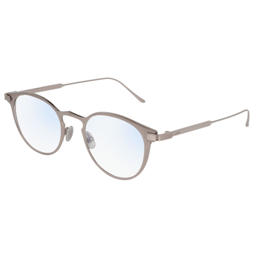 Cartier Eyewear Ct0424s001 Silver Silver Smoke