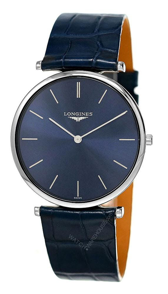 LONGINES La Grande Classique 36MM Blue Dial Leather Unisex Watch L4.755.4.95.2 / L4755495B