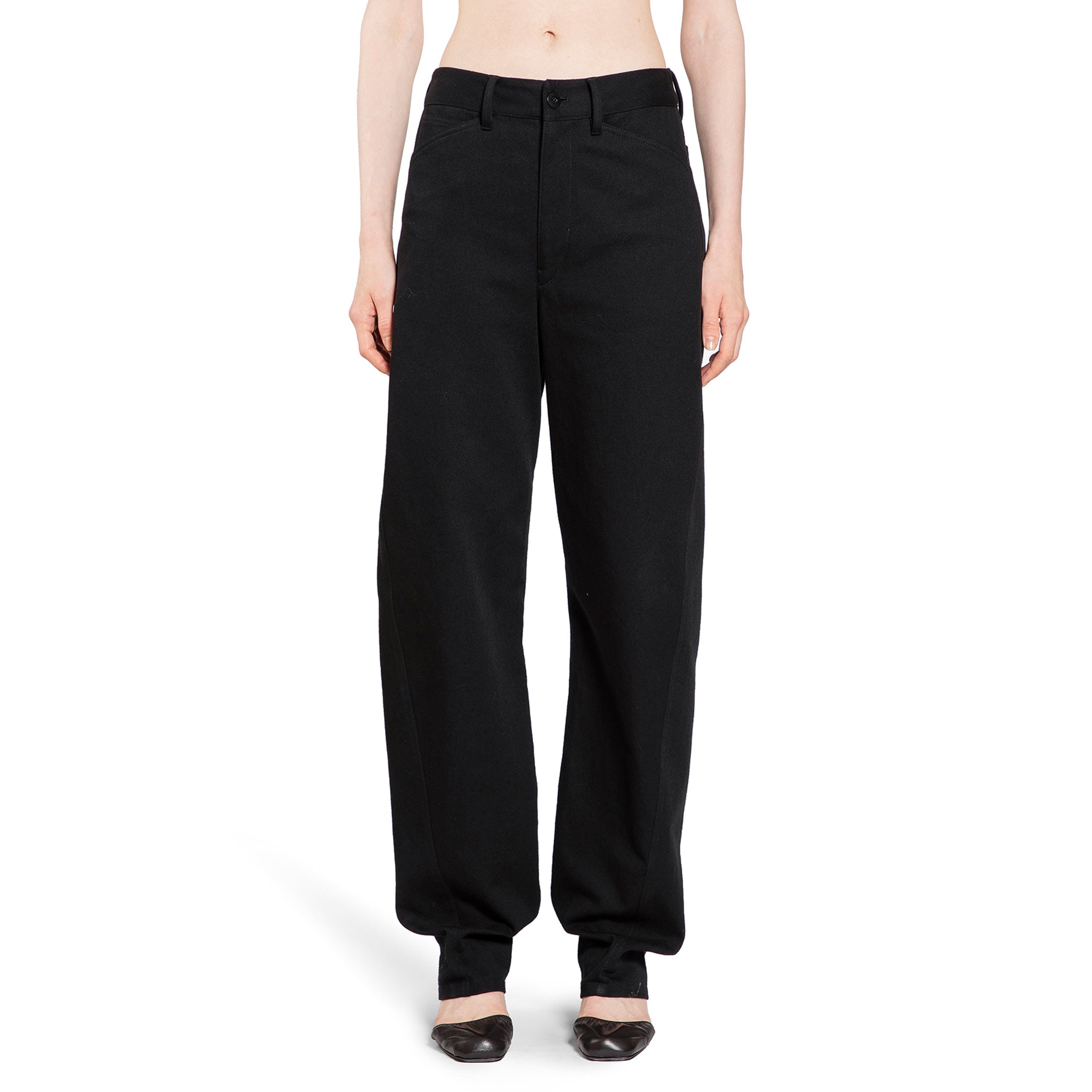 LEMAIRE WOMAN BLACK TROUSERS
