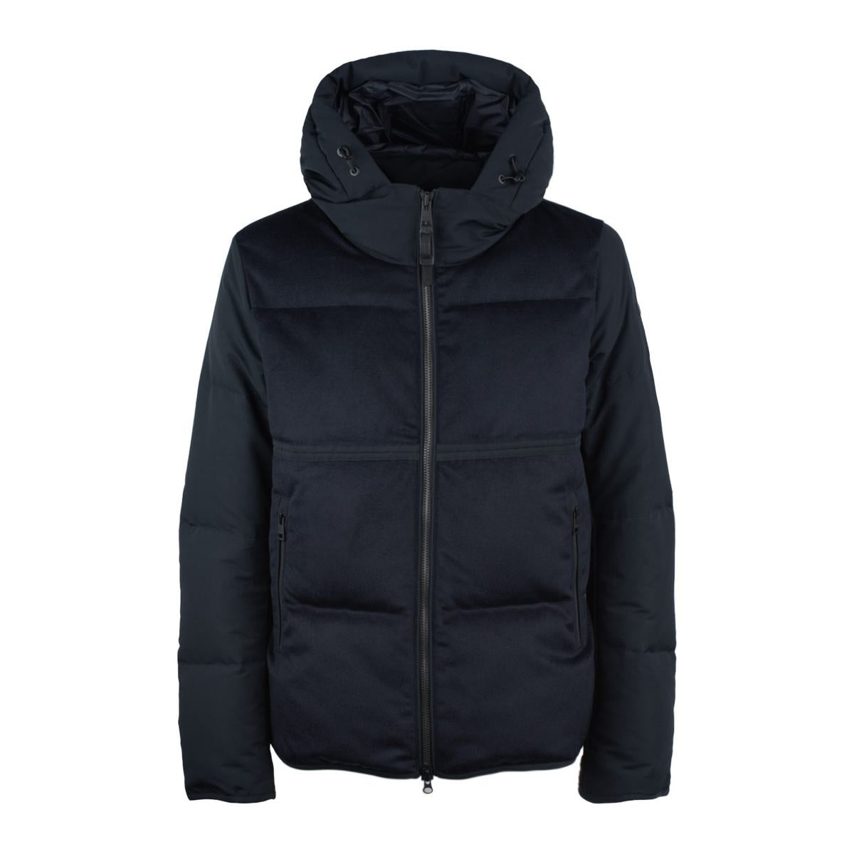 Duno Blue Bimaterial Down Jacket