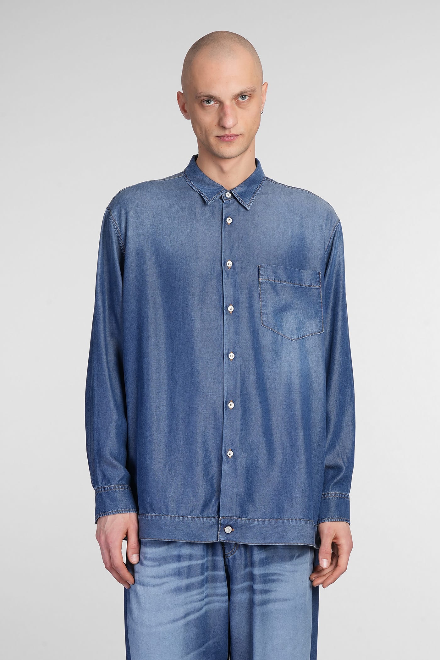 Magliano Shirt In Blue Denim