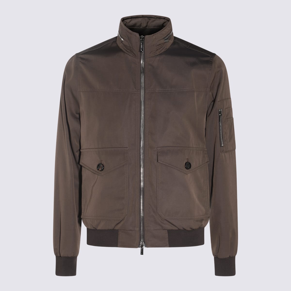 Moorer Brown Casual Jacket