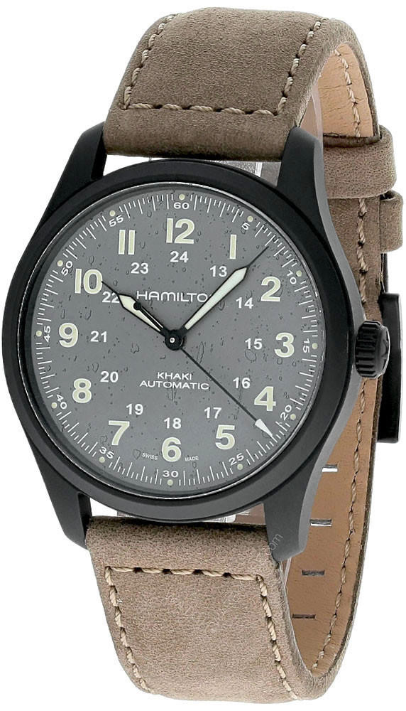 HAMILTON Khaki Field Titanium AUTO 38MM Gray Dial Men's Watch H70215880