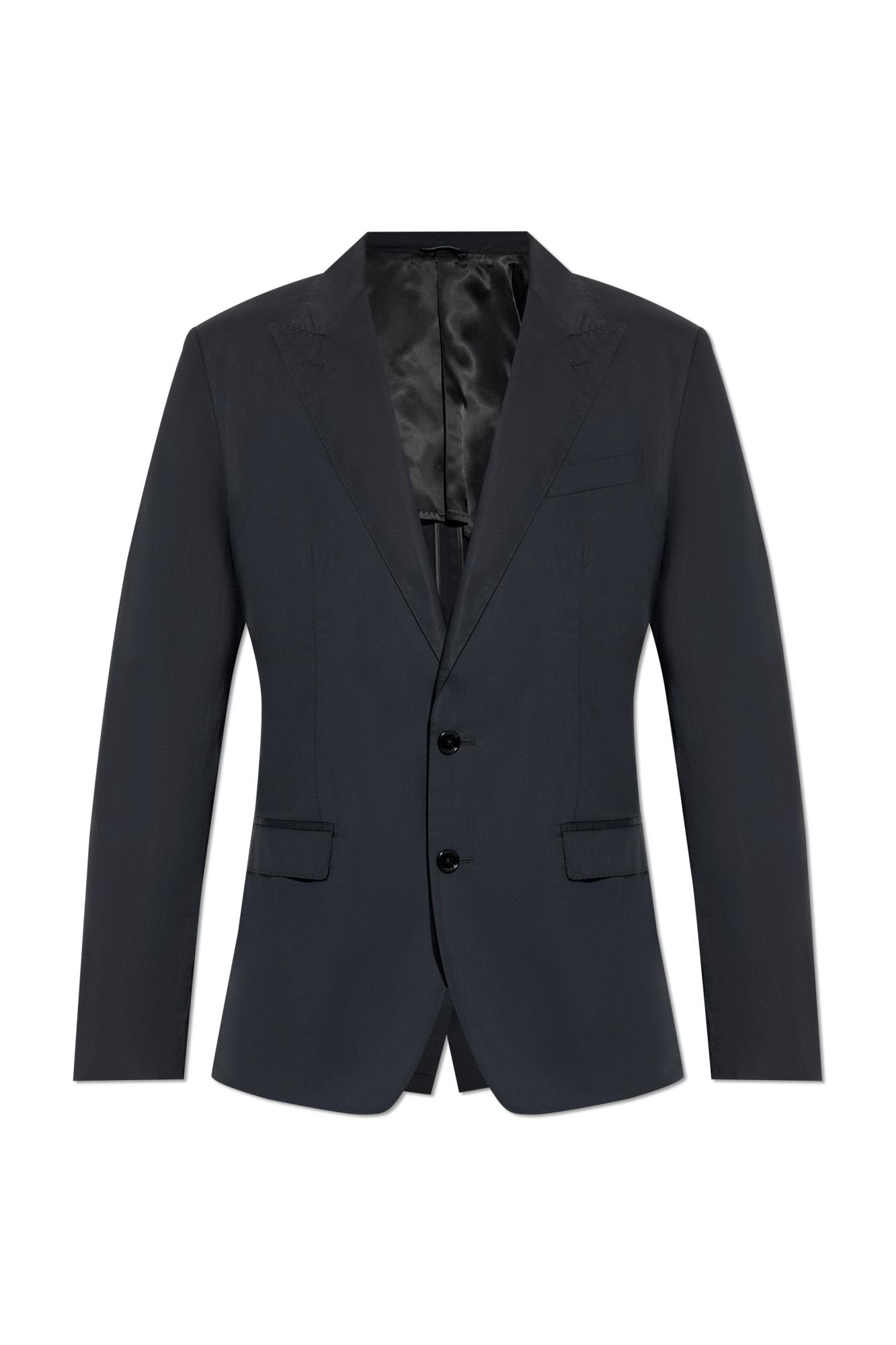 Dolce & Gabbana Cotton Blazer With Single Vent