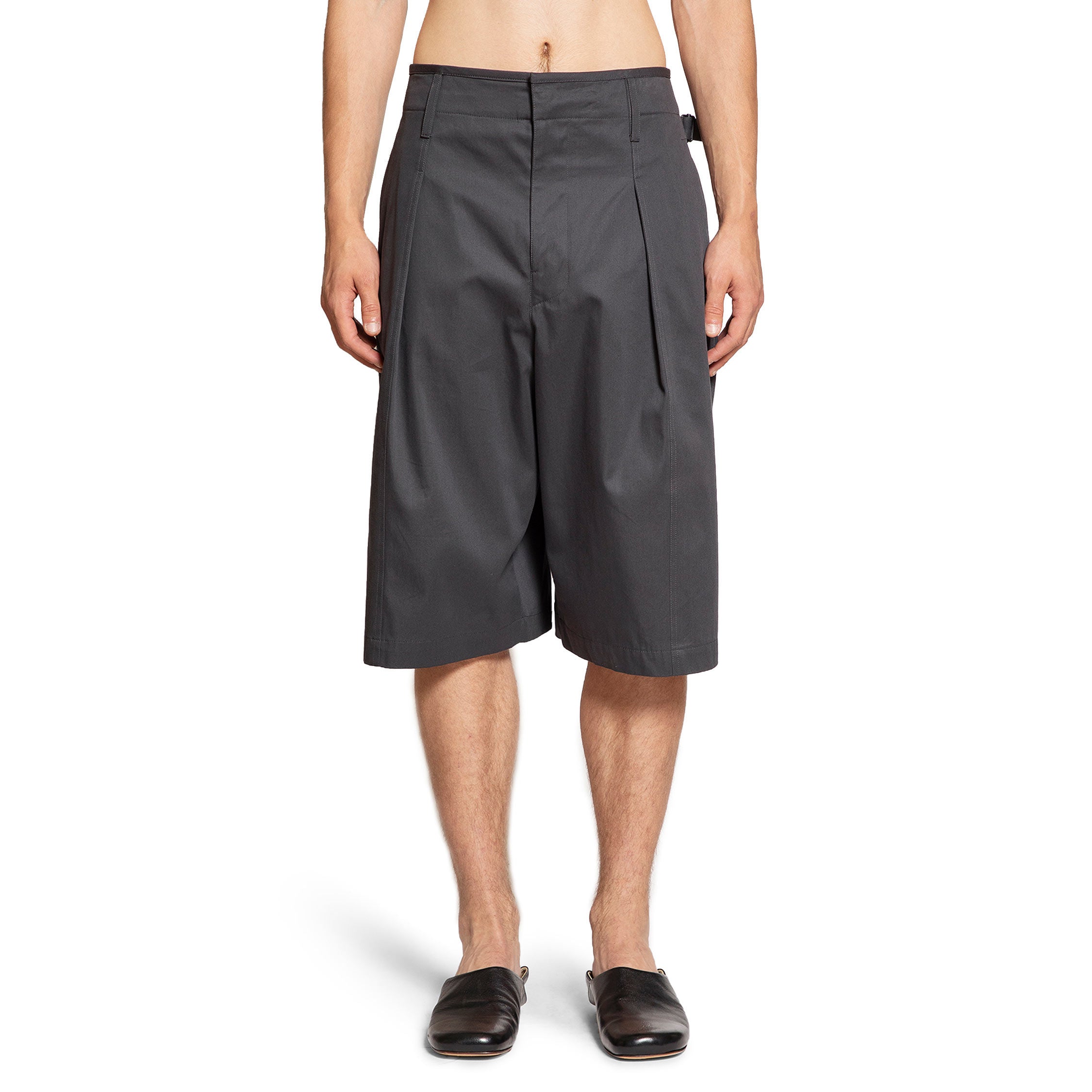 LEMAIRE MAN GREY SHORTS & SKIRTS