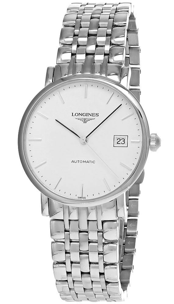 LONGINES Elegant Collection AUTO 37MM SS White Dial Men's Watch L4.810.4.12.6 / L48104126