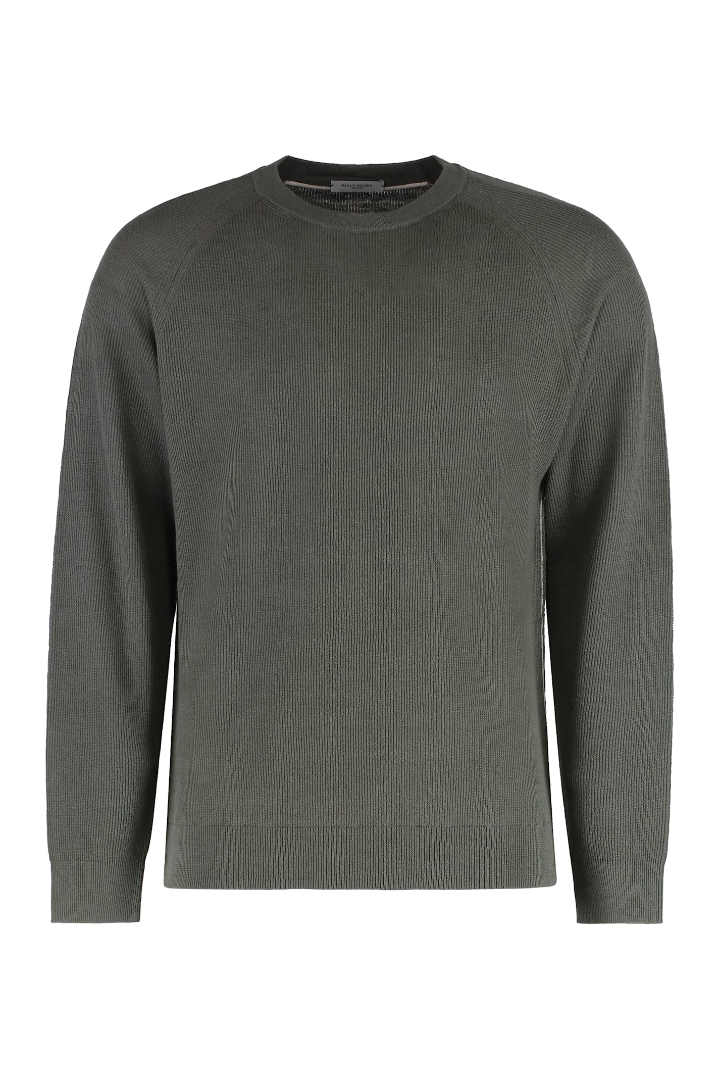 Paolo Pecora Linen-cotton Crew-neck Sweater