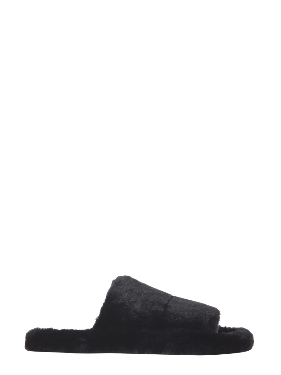 Dolce & Gabbana Fur Sandals