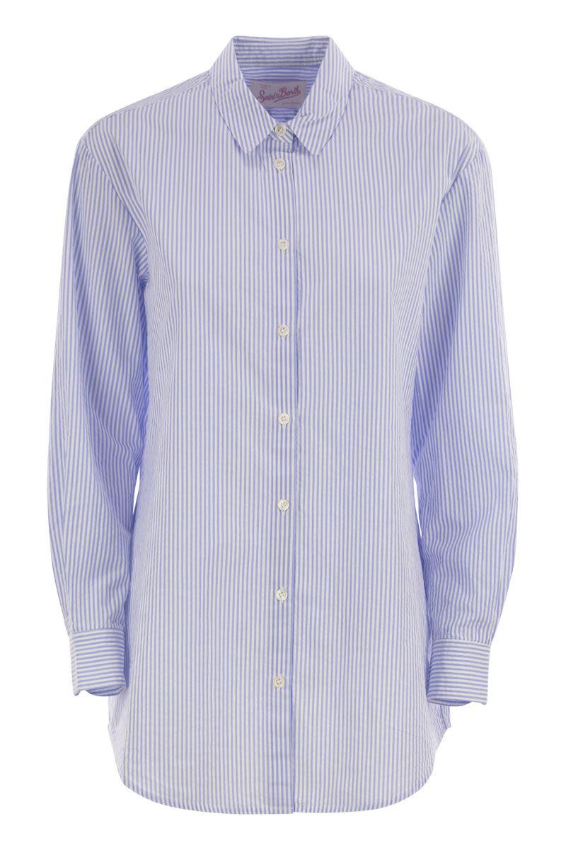 MC2 Saint Barth Brigitte - Shirt With Striped Pattern