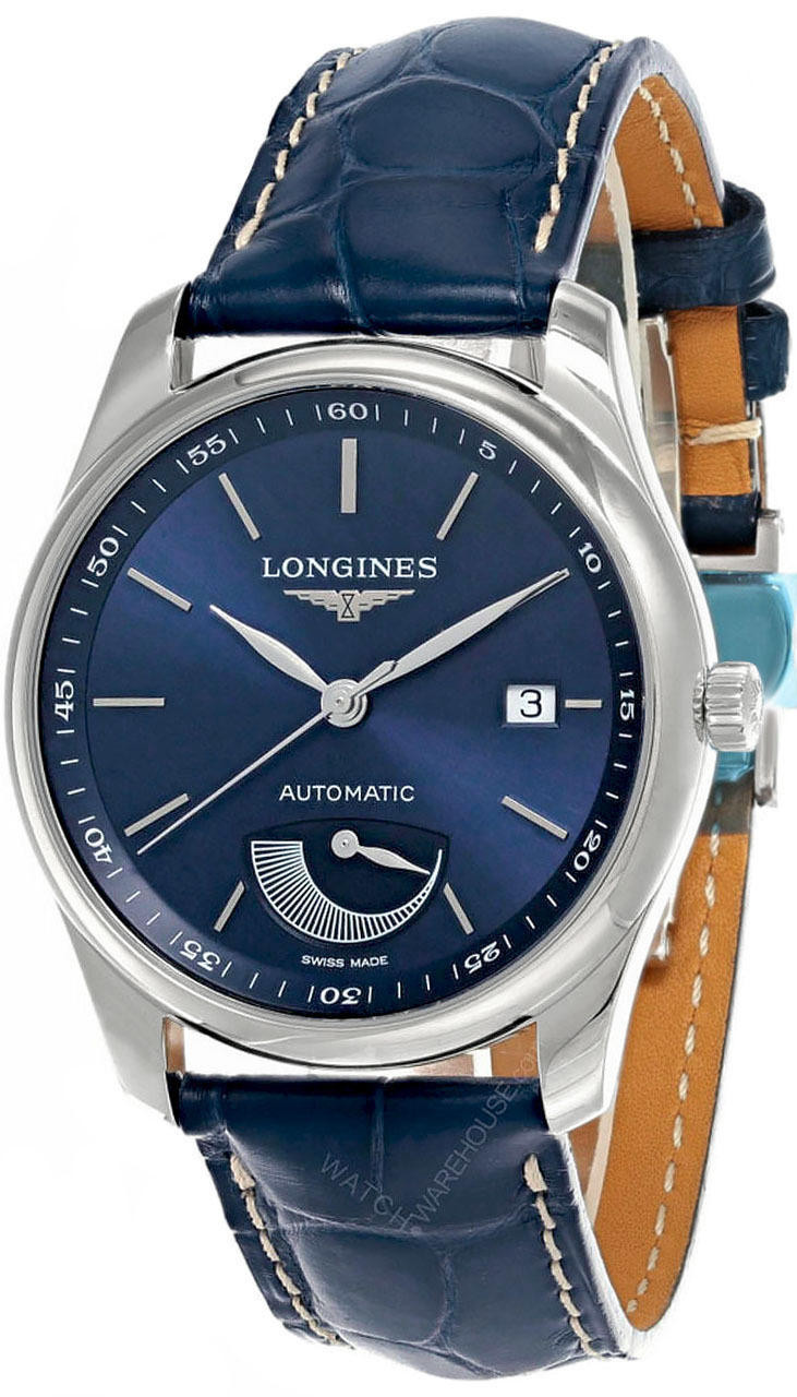 LONGINES Master Collection 40MM AUTO BLU Dial LTHR Men's Watch L29084920 / L2.908.4.92.0
